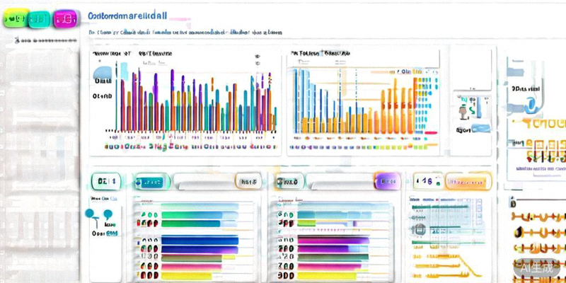 微网红合作活动数据看板，展示不同网红带来的流量、转化率和销售额对比